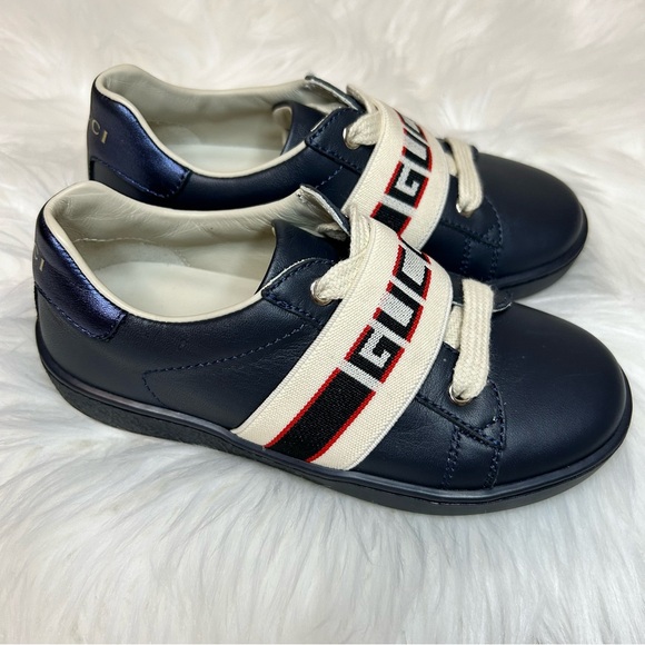 Gucci Kids ACE Sneakers Size 26 US 10 - Picture 10 of 13